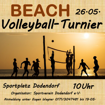 Bild vergrößern: Beach-Volleyball-Turnier